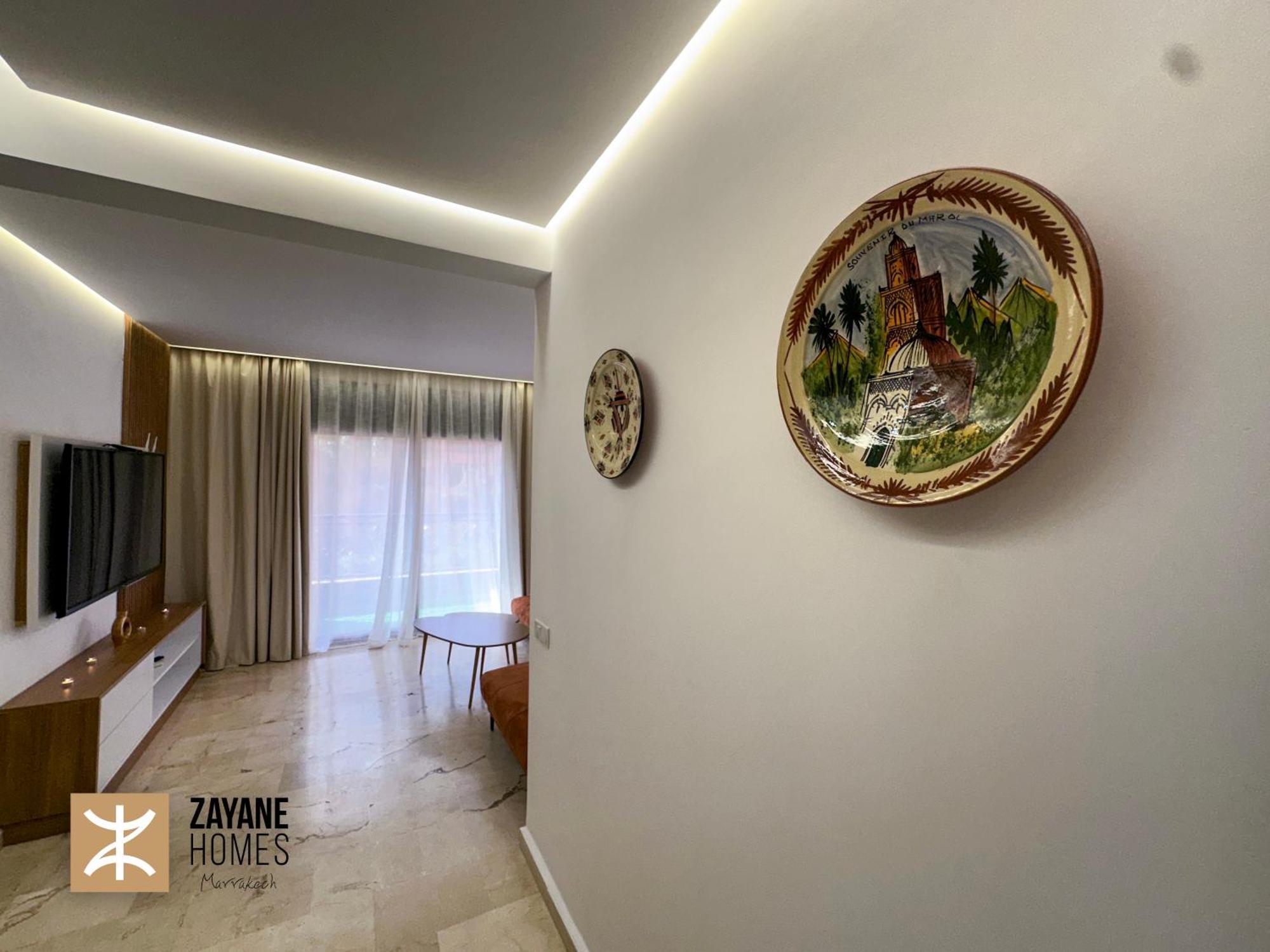 Premium Hivernage Amazigh 2br Flat - Zayane Homes * Marrakesh